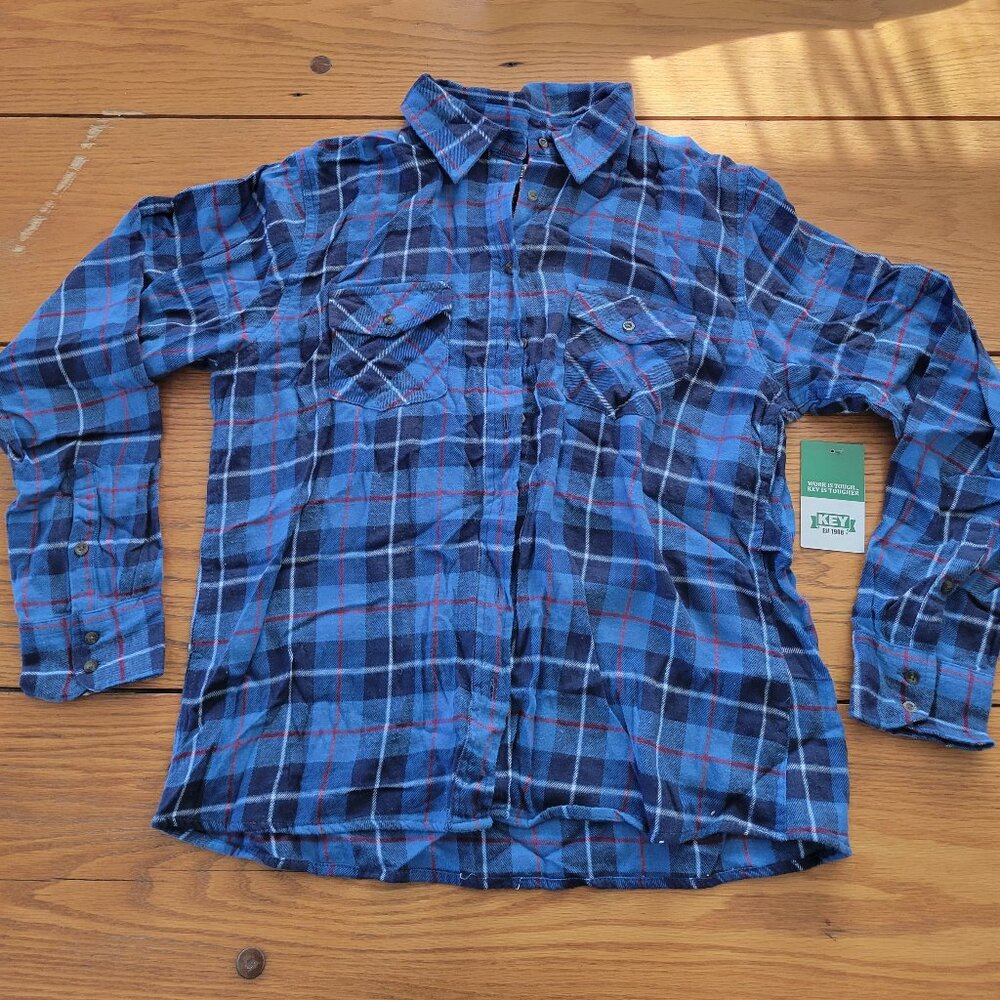 Key Apparel Womens Flannel Shirt